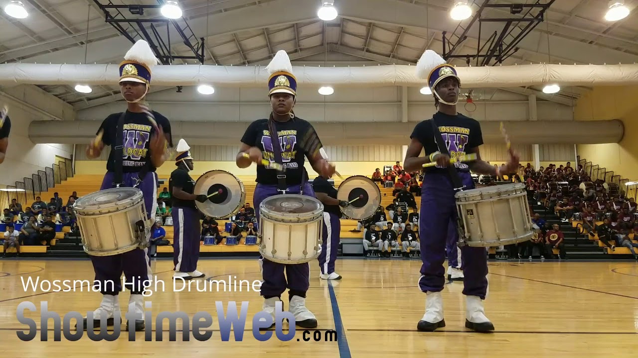 Wossman High Drumline 2018 Madison High Drumline Competition YouTube