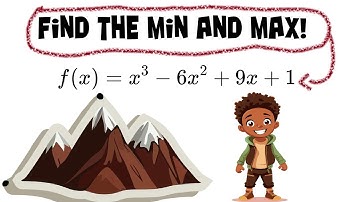 Find the Minimum and Maximum of the Function! Fun Calculus Practice