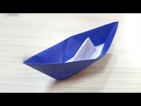 Origami <strong>종이접기</strong> (종이배) Paper boat <strong>배</strong> 색종이접기 摺紙 折纸 оригами 折り紙 اوريغامي