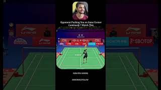 Opponent Pushing You on Same Corner Continuosly Watch This #badminton #shorts