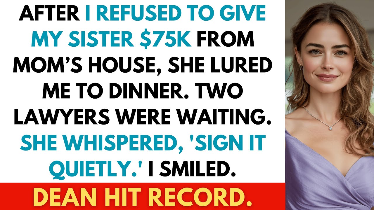 My Sister Demanded Half of Mom’s Inheritance for Her $75K Napa Wedding—Then Tried to Sue Me