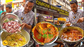 Chacha Bhatija Selling Sabse Sasta Bihari Style Champaran Mutton Rs. 75/- Only l Delhi Street Food