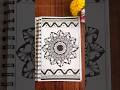 Day 17/?-Easy Mandala Art for Beginners|Tutorial|Step-by-step|#shorts #mandalaart #mandala #easyart