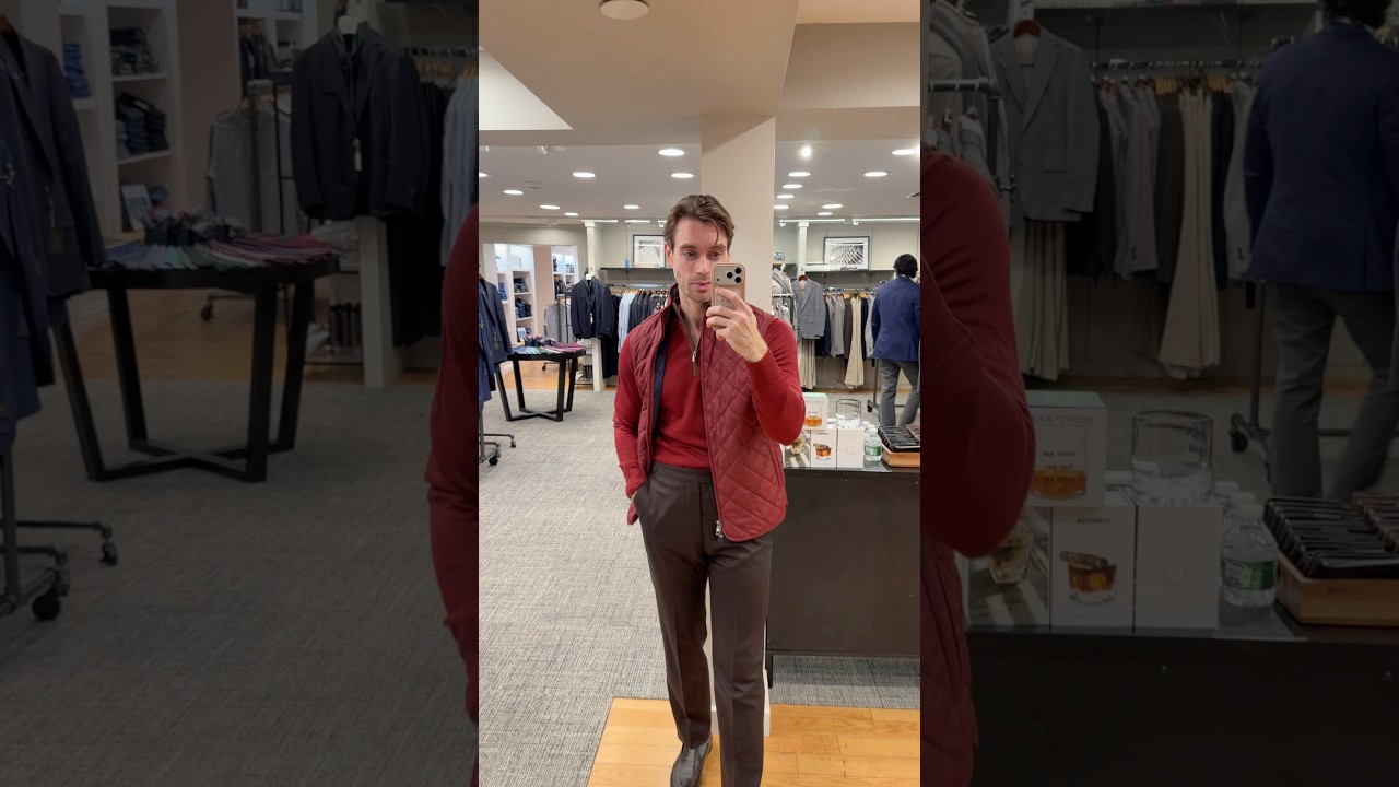 Back in the Peter Millar section at our favorite men’s shop in CT. 