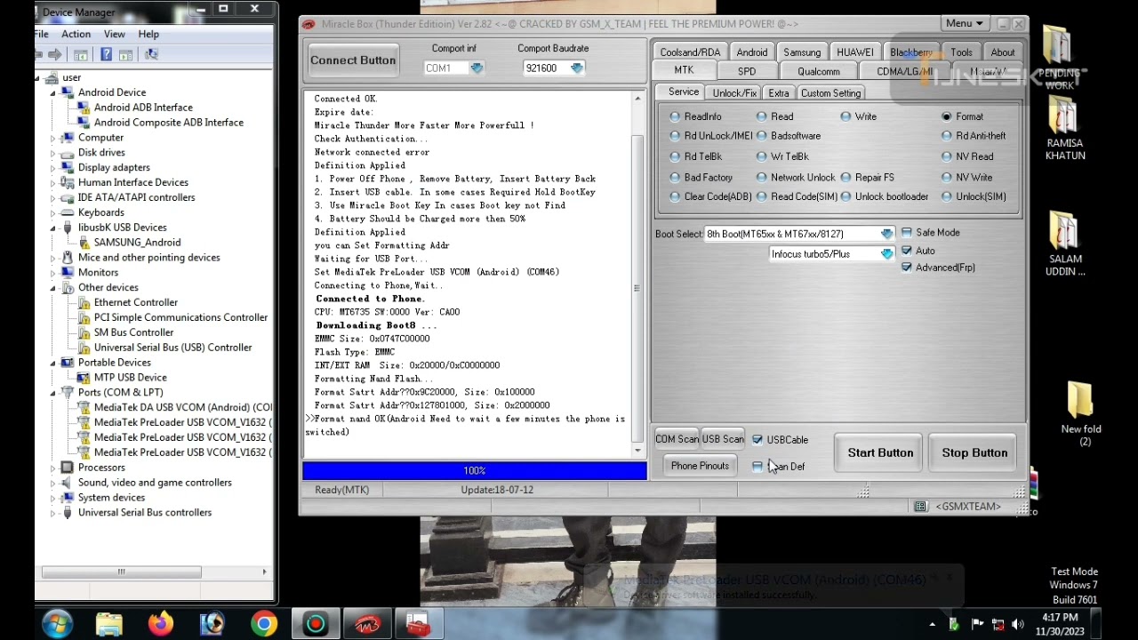 InFocus vision 3 Frp Screen Lock Remove 2023