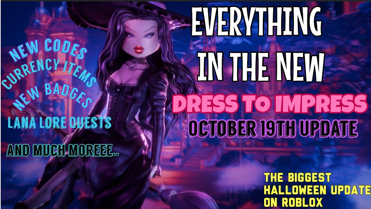 Everything in the New DRESS TO IMPRESS HALLOWEEN UPDATE . The Biggest ...