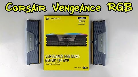 Unboxing Corsair Vengeance DDR5 RGB CL30 6000mhz AMD Expo RAM