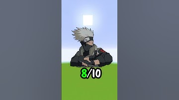 Minecraft: The Best Naruto Builds #shorts