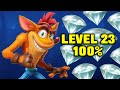 CRASH BANDICOOT 4 - Building Bridges 100% (Level 23 All Boxes and Hidden Gem)