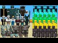 Every Illager Family vs Extra Golems and Golem Squad - Fight Minecraft Battle