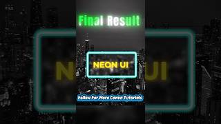 Stop Using Basic Glass Effect… Do THIS Instead 😳 #canva #canvatips #shorts