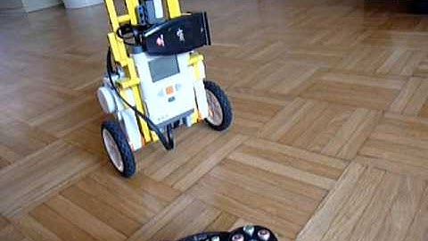 Segway NXTway-Gyro self-balancing NXT robot - remote PSP joystick control