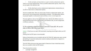 SAP CRM | Interview Questions |