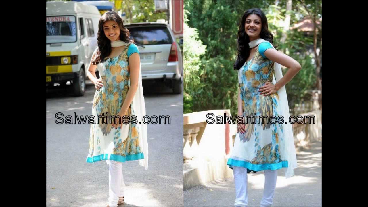 Kajal Agarwal Salwar Kameezes - YouTube