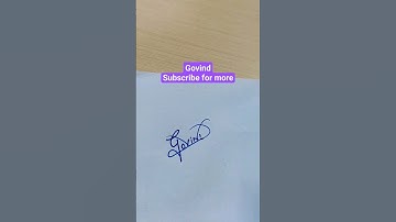 #govind #signature #name #style #shorts