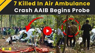 Jharkhand Plane Crash All 7 Dead In Air Ambulance Tragedy Investigation Underway  Jharkhand News