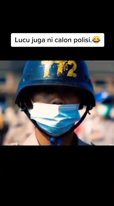 Lucu juga ni calon polisi,#shorts