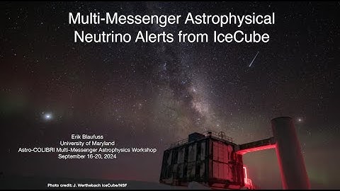 Multi-Messenger Astrophysical Neutrino Alerts from IceCube (Erik Blaufuss)