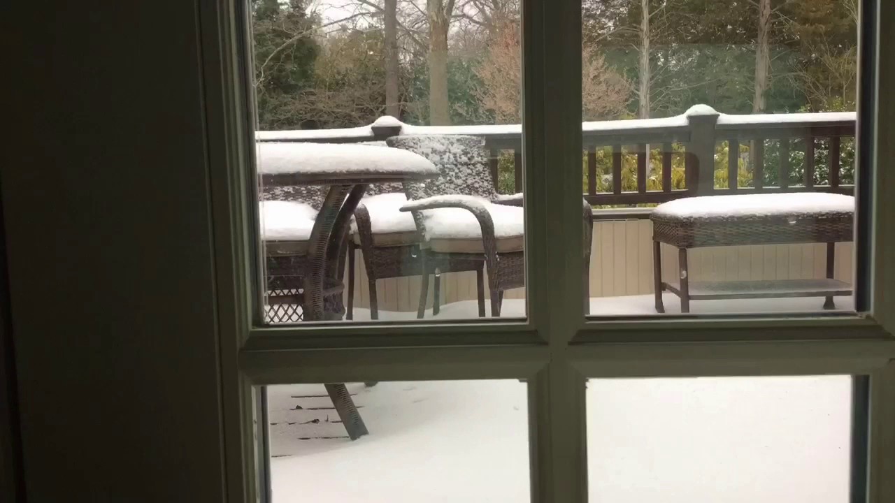 Winter Storm Stella - NW Vienna, VA - 23 Hr. Time Lapse - YouTube