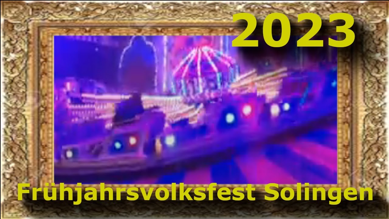 Frühjahrsvolksfest | Solingen | Klingenhalle | 2023 | Musik-Express | Krabbe | offride | rückwärts