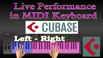 Cubase Live Play with MIDI Keyboard || Cubase Live Performance