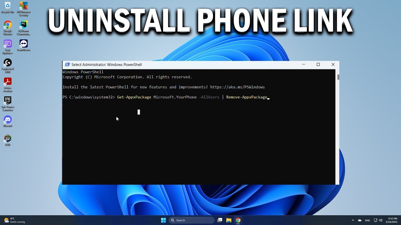How To Remove or Uninstall Phone Link In Windows 11 or 10 - Easy Fix