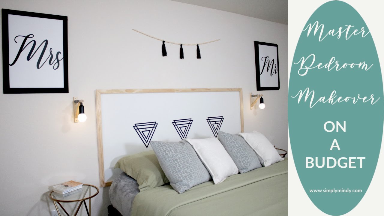Master Bedroom Makeover on a Budget| DIY Minimalist /Boho Style - YouTube
