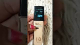 Maybelline Fit Me 118 For Normal To Oily Skin Foundation
