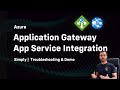 App service application gateway configuration