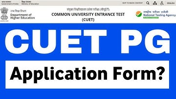 Cuet pg registration form 2023 | cuet pg 2023 application form date | du pg application form 2023
