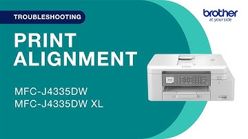 Check print alignment – Brother MFCJ4335DW