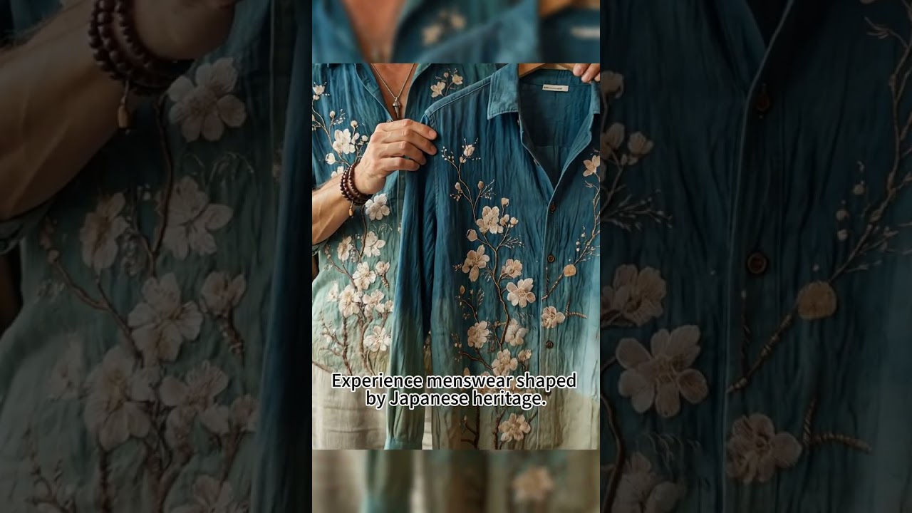 ? Where Japanese Art Meets Modern Menswear: Nature-Inspired 