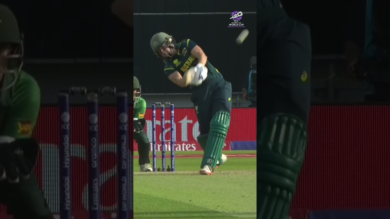 Ellyse Perry with a sweet strike en route to a #T20WorldCup half-century 👏