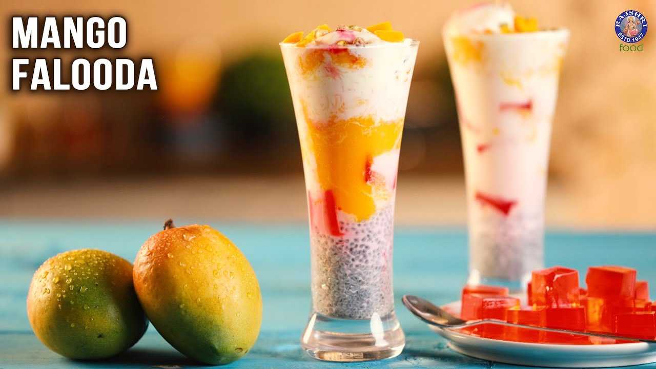 Mango Falooda Recipe | How To Make Falooda At Home | Summer Desserts | Mango Recipes | Ruchi | Rajshri Food
