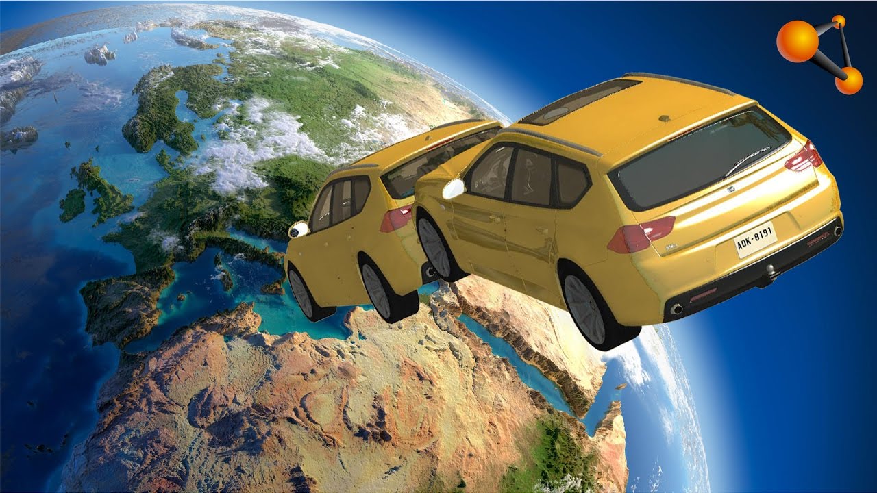 Fall On The Land #3 - BeamNG DRIVE - HD - YouTube