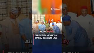 Tinubu Signs Four Tax Reform Bills into Law #politics