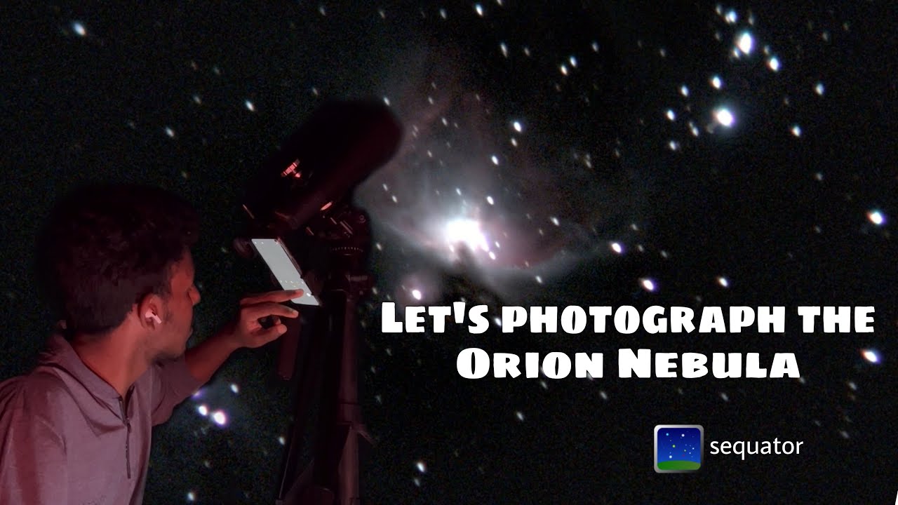 Orion nebula mobile astrophotography tutorial - in tamil.Binocular Astrophotography  DIC - 05