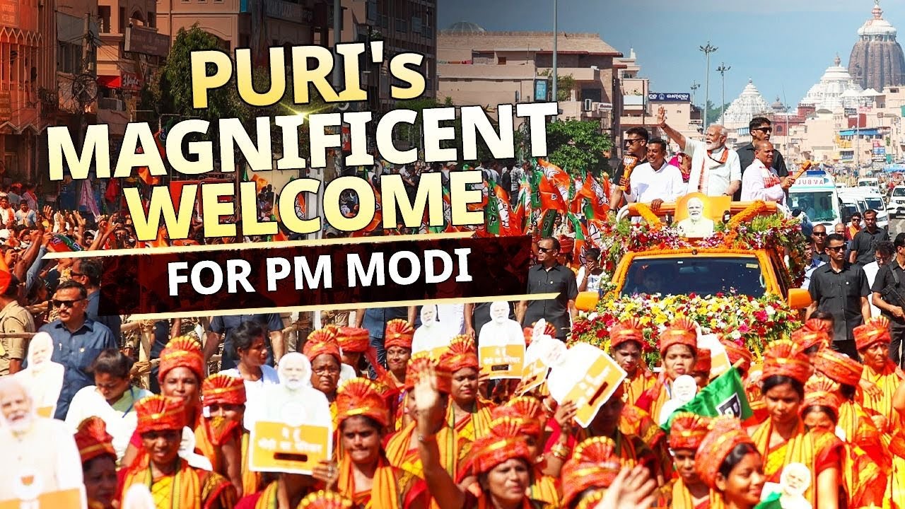 PM Modi addresses a public meeting in Cuttack, Odisha