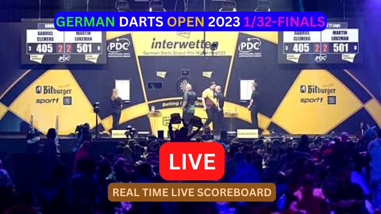 2023 German Darts Open LIVE Score UPDATE Today 1/32-Finals Game European Tour 11 LIVE Sep 06 2023
