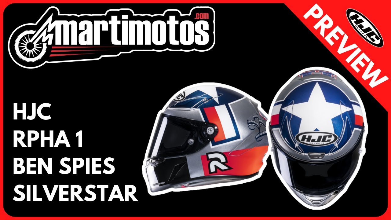 Preview // HJC RPHA 1 Ben Spies Silverstar - YouTube