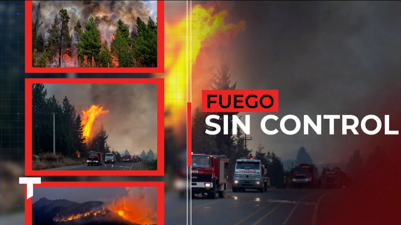 SE INCENDIA EL PARQUE LANÍN | FUEGO SIN CONTROL EN LA PATAGONIA - YouTube