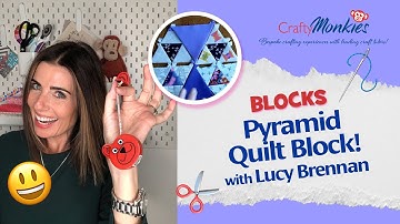 The Pyramid Quilt Block in a few Easy Steps!