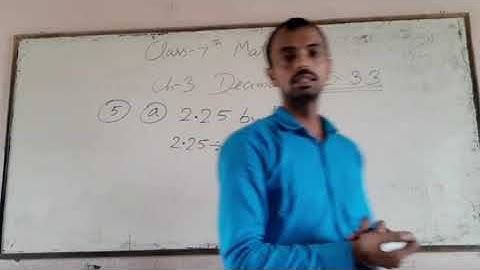 Class 7 Maths ch3 decimals exercise 3.3 video 13