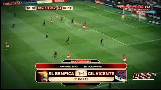 Benfica - Gil Vicente (Golos)
