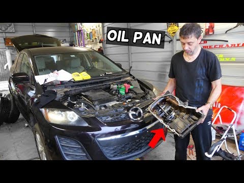 mazda-cx-7-oil-pan-removal-oil-leak-fix-mazda-cx7