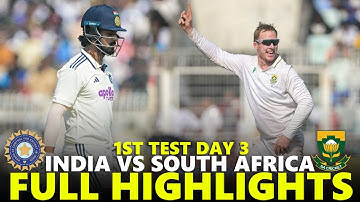 India vs South Africa Full Highlights 1ST TEST 2025 DAY 3 | IND VS SA