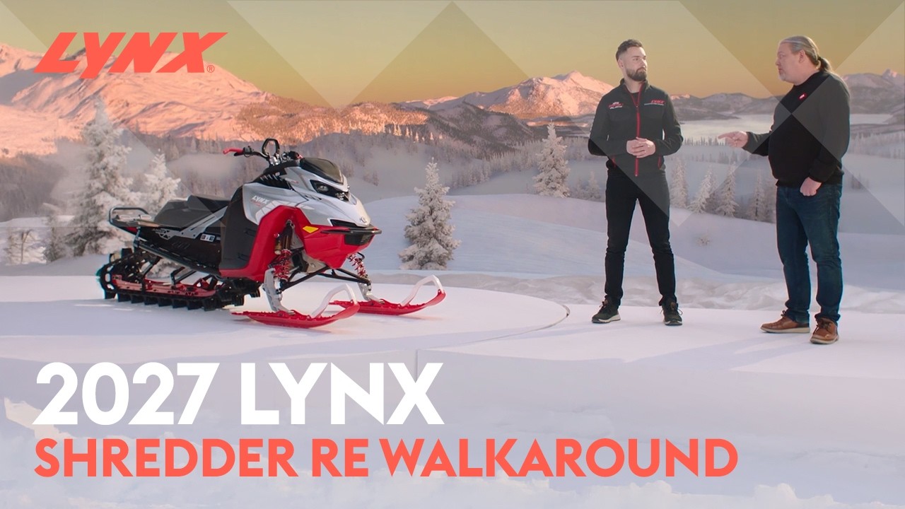 New 2027 Lynx SHREDDER RE 3700 850 E-TEC Turbo R PowderMax Ultra
