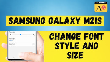 How To Change Font In Samsung Galaxy A21s | Samsung a21s display settings