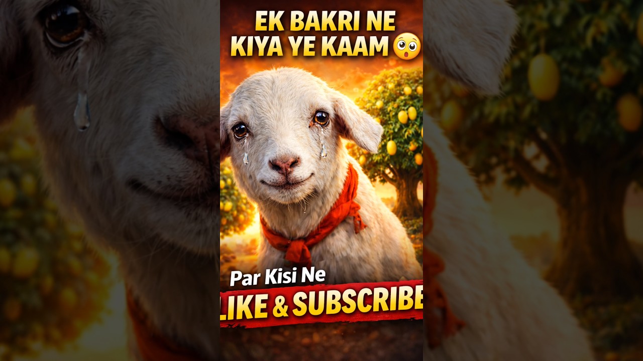“Is Bakri Ne Badal Di Kismat! 🐐🌳 | Emotional Story Hindi Shorts” 