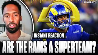 Former NFL player believes the Rams are a SUPERTEAM after Aaron Donald's return 👀